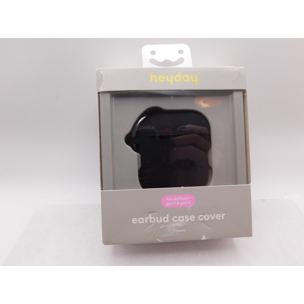 Heyday Earbud Case Cover Air Pods Gen 1 & 2 Black